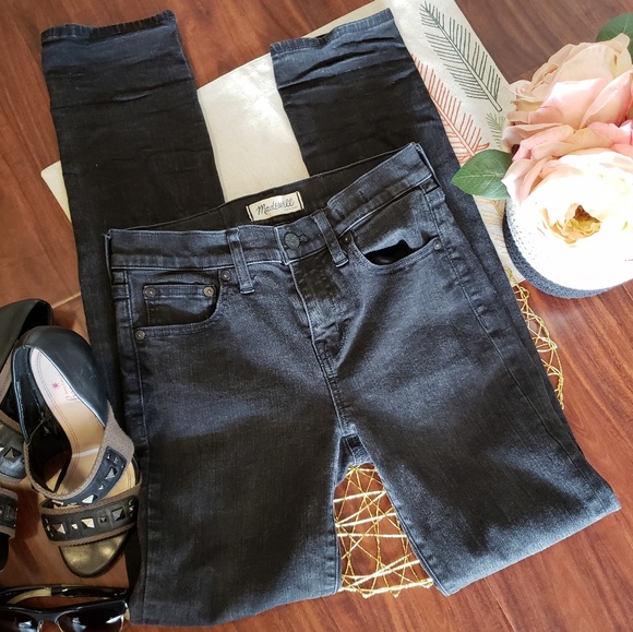 Madewell Denim - Madewell | Alley Straight Black Jeans 26